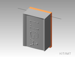 LIGA-process: Wire eroding of the mould, step 1